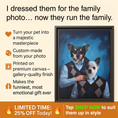 Load image into Gallery viewer, I dressed them for the family photo, now they run the family
